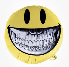 Ron English SDCC  2018 Plush Yellow Grin Propaganda pillow 17” New Sealed picture