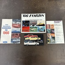 1966 Ford Dealer Brochure Lot Mustang Fairlane Galaxie Falcon Advertisement picture