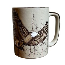 Vintage Otagiri Japan Bald Eagle Stoneware Mug picture
