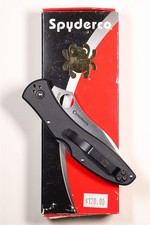 Spyderco Centofante 3 C66PBK3 VG-10 Black FRN Plain Edge Folding Pocket Knife picture