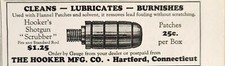 1928 Print Ad Hooker's Shotgun Scrubber Cleans,Lubricates Hartford,Connecticut picture