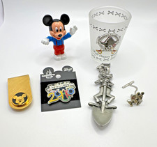 Vintage Walt Disney World Memorabilia Lot Mickey Mouse Goofy Pewter Shovel Spoon picture