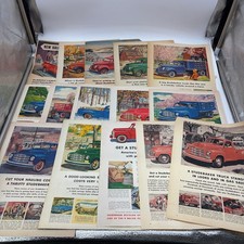 Lot of 15 Vintage 1940s-50s Studebaker Truck Magazine Ads Pickup Farm Color picture