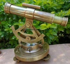 Vintage Compass Survey Instrument Brass Theodolite Alidade Transit Telescope picture