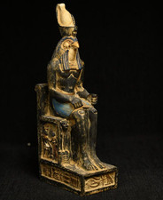 Authentic Ancient Egyptian Antique Rare God Horus Statue Figurine BC picture