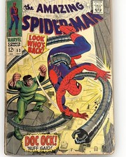 The Amazing Spider-Man #53 Marvel Comics 1967 Silver Age Doc Ock Appearance VG picture