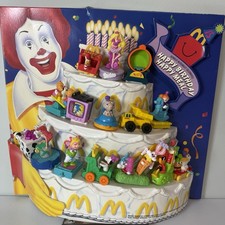 MCDONALDS 1994 15TH BIRTHDAY HAPPY MEAL DISPLAY - COMPLETE picture