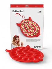 Pund'it BeDeviled Egg Plate, 24 Cup Deviled Egg Platter picture
