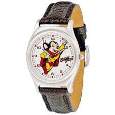 New Mighty Mouse Unworn Fossil Made LTD, Rare In Flight 3-D Look Dial Watch $139 picture