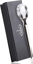 Elegant Crystal Handle Letter Opener with Gift Box – Decorative Metal Paper C... picture