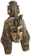 UNICORN STUDIO King TUT Tutankhamum Mask Egyptian Pharaoh Wall Plaque Sculpture picture