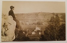 Vintage Scarce Peterson, Minnesota Real Photo Postcard picture