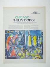 Vintage 1971 Phelps Dodge Copper City Chicago Advertising Print Willy Mucha picture
