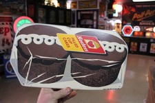 RARE 1960s HOSTESS CUP CAKES DEALER PAINTED METAL SIGN CORN FARM STORE BAKERY picture