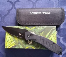 *NEW*🔥VIPER TEC Void w/Flipper Folding EDC Knife/D2 Blade & Black G10 Handle 🔥 picture