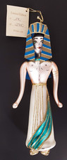 Rare Laved Italian Glass Ornament  Egyptian Limited Edition 170/2500 8 1/2