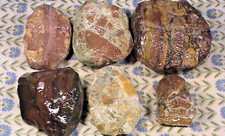 Sample Platter Kaleidoscope Picture Jasper Lot #691, Lapidary Rocks, 3 LBS, 8 OZ picture