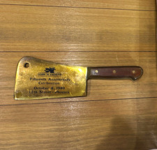 Vintage 1980 Cork N Cleaver Phoenix AZ 15th Anniversary Cleaver Menu picture