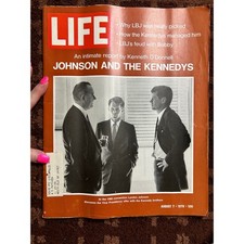 Vintage LIFE Magazine August 7 1970 LBJ JFK Robert Kennedy History Collectible picture