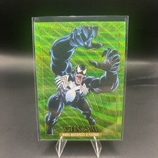 2024 Marvel Masterpieces '92 Platinum Venom #97 Emerald Surge 02/10 picture