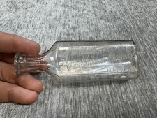 Vintage Chapman's Pharmacy Medicine Bottle Clear Glass Macon Georgia Embossed picture