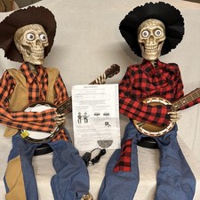 Animated Dueling Banjo Skeletons Halloween Costco With original box picture