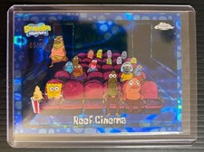 2025 TOPPS CHROME SPONGEBOB REEF CINEMA BUBBLEFRACTOR # 85/99 picture