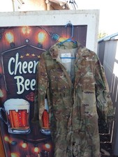 GENUINE US MILITARY ISSUED USED/PRE-OWNED OCP CAMOUFLAGE MECHANICS COVERALLS MED picture