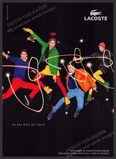 Lacoste un peu d'air sur terre 2010s Print Advertisement 2010 