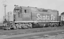 AT&SF EMD GP35 1378 at Los Angeles, California 8 x 10 Photo picture