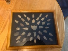 indian arrowheads authentic lot of 36 picture