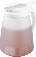 -Chef 101 48 Ounce All Purpose Syrup Dispenser, 1 Honey Dispenser - White Top, S picture
