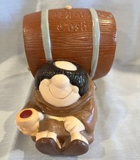 Keg of Cash Ceramic Bank Friar Monk picture