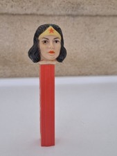 Vintage PEZ Wonder Woman SOFT HEAD 3.8 USA NO FEET picture