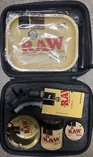 Raw COMBO KIT  with travel case grinder, jar, tray, water pipe, ashtray picture