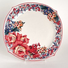 Liberty for Anthropologie Wiltshire Garden Floral Dinnerware Plate Roses 10.5” picture