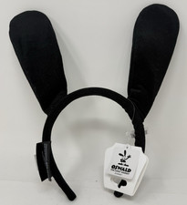 NWT-2023 Disney Parks Oswald the Lucky Rabbit Ears Hat/Wired Black Headband picture