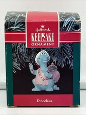 Hallmark 1991 DINOCLAUS Keepsake Ornament w/ Box -  picture
