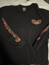 Harley Davidson Bakersfield Long Sleeve XL Shirt Black Motorcycle California CA picture