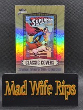 2025 Fleer Brilliants Superman Classic Covers #CC-10 Man Of Steel #112 May 2001 picture