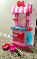 Rare Retired Hello Kitty Kitchen Cafe Kids Playset – Sanrio – Incomplete picture