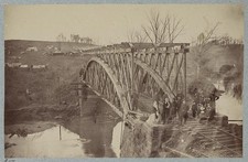 Photo:Bull Run VA 1860s Orange Alexandria RR Military Railroad Bridge picture
