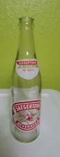 Rare Vintage Antique Soda Pop Glass Bottle Saegertown Beverages Aristocrat picture