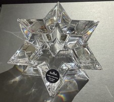 Vintage Rosenthal Studio-Line Crystal Star Votive Candle Holder NIB w/ Box picture