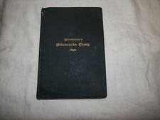 woodmans minnesota diary 1896 hardcover book calendar vintage antique old  picture