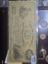 1873 South Carolina Railroad Company 1 Fare Ticket SN 31677 Charleston  picture