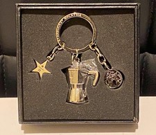 Starbucks Reserve Malaysia Silver Keychain 2019 Bialetti Coffee Pot BNIB picture