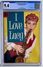 I LOVE LUCY 17 * CGC 9.4 * DELL 1957 * Lucille Ball PHOTO COVER * NEW CASE  👀 picture