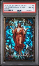 2025 Sacred Legacy NTCS #105 : Ascension of Jesus : Secret Rare : 1E : PSA 8 picture