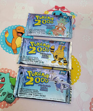 Topps Pokémon The Movie 2000 Sealed Pack Lot 3 set picture